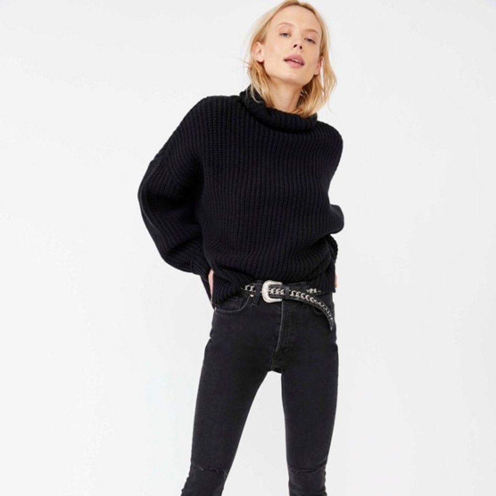 Free People Swim Too Deep Oversized Sweater - Picture 4 of 5